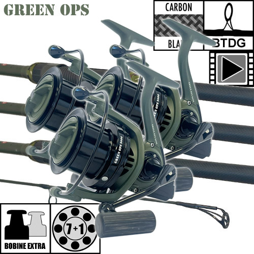 Ccarp Green OPS 10' 9000 Set (x3)