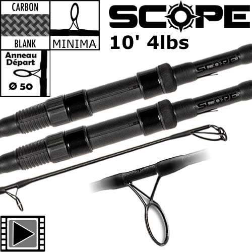 Canne Nash Scope 10' 4lbs (les 2)