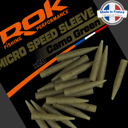 Anti Tangle ROK Micro Speed Sleeve Camo Green (x20)