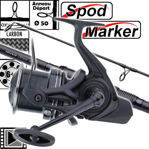 Ensemble Daiwa Hyper Spod 12' Emblem 35 SCW