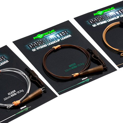 Montage Korda Dark Matter Leader QC Hybrid Clip 40lbs 50cm