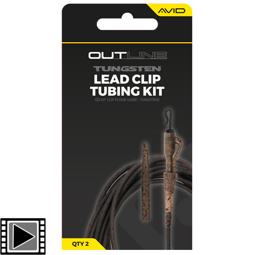 Kit Montage Avid Carp Outline Lead Clip Tungsten Tubing (par 2)