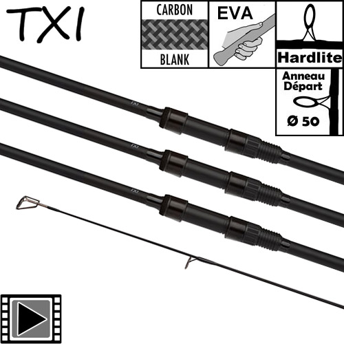 Canne Shimano TX-1B Carp Distance 50mm 12' 3.25lbs (les 3)