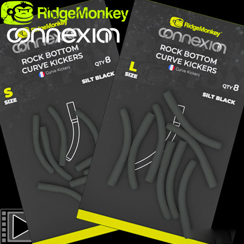 RidgeMonkey Connexion Rock Bottom Curve Kickers (x8)