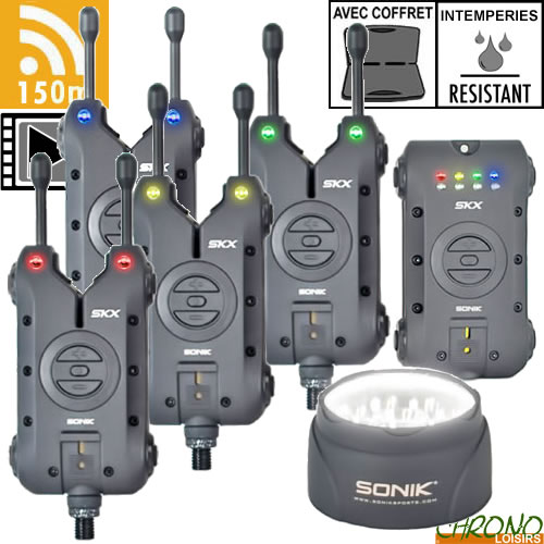 Sonik SKX Bite Alarm Set 4+1