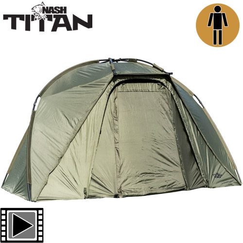 Abri Nash Titan Hide XL 1 place (Abri + Façade + Tapis)