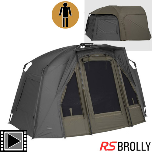 Trakker Tempest RS Brolly 1 man (Full Pack + Social Cap)