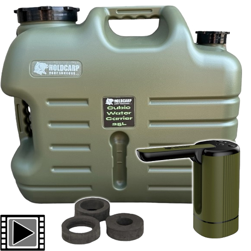 Kit Robinet Holdcarp Smart Rechargeable Tap + Bidon Water Carrier 25L