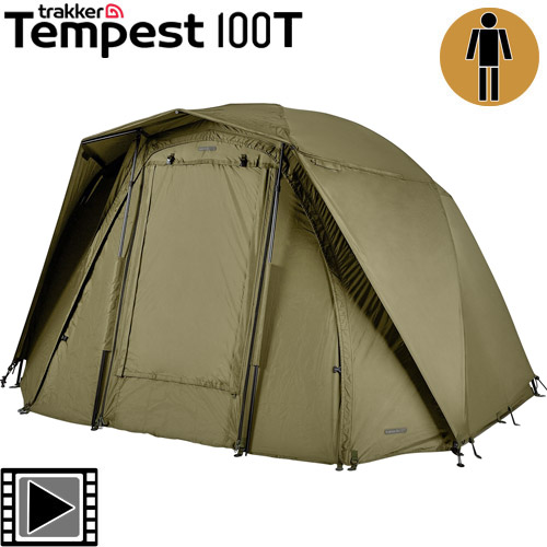 Abri Trakker Tempest Brolly 100T 1 place (Abri + Façade + Tapis de Sol + Surtoile) 
