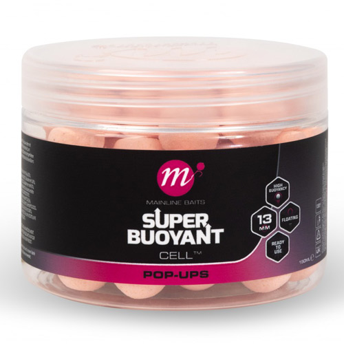 Mainline Super Buoyant Pop Ups Pink 13mm Cell