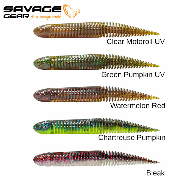 Leurre SAVAGE GEAR NED DRAGON TAIL SLUG 8.8cm 4g 5pcs