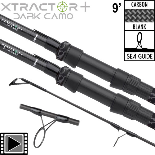 Canne Sonik Xtractor+ Dark Camo 9' 3lbs (les 2)