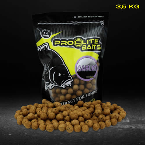 Bouillettes Pro Elite Baits Garlic 14mm 3.5kg