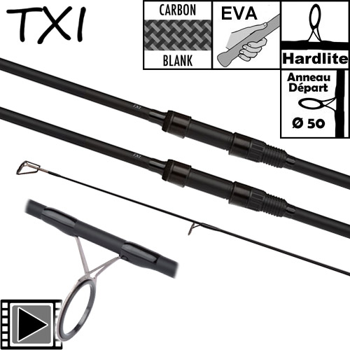 Canne Shimano TX-1B Carp Distance 50mm 12' 3.25lbs (les 2)