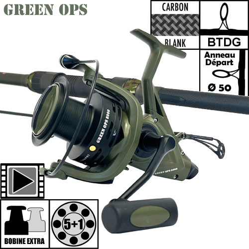 Ccarp Green OPS 50mm 12' 8000 Set