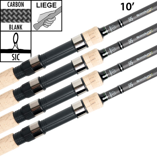 Canne Prowess Scorpium X 10' 3.5lbs Full Cork (les 4)