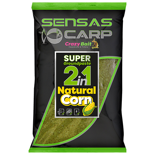 Method Mix Sensas Super Groundpast 2 en 1 Natural Corn 1kg