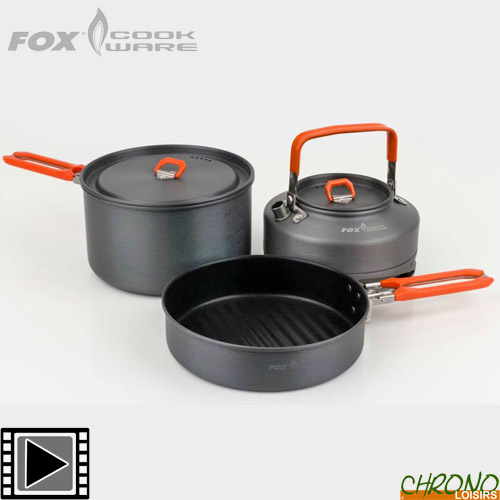 4er Set Fox Cookware Large Fox Kochset 2 Fox Töpfe 1 Fox Pfanne 1 Wasserkessel 