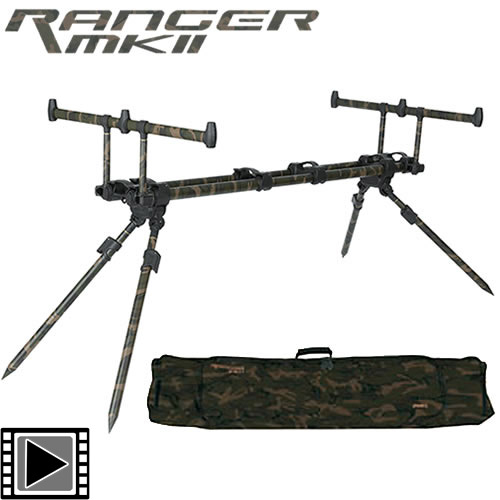 Trípode Fox Ranger MKII Camu Rod Pod 3 cañas