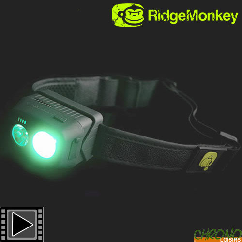 Nouveau ridgemonkey Ridge Monkey VRH300 USB Rechargeable Tête Torche HEADTORCH Carp