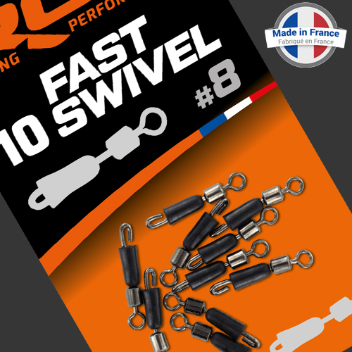 Emerillon ROK Fast Swivel T.8 (par 10)
