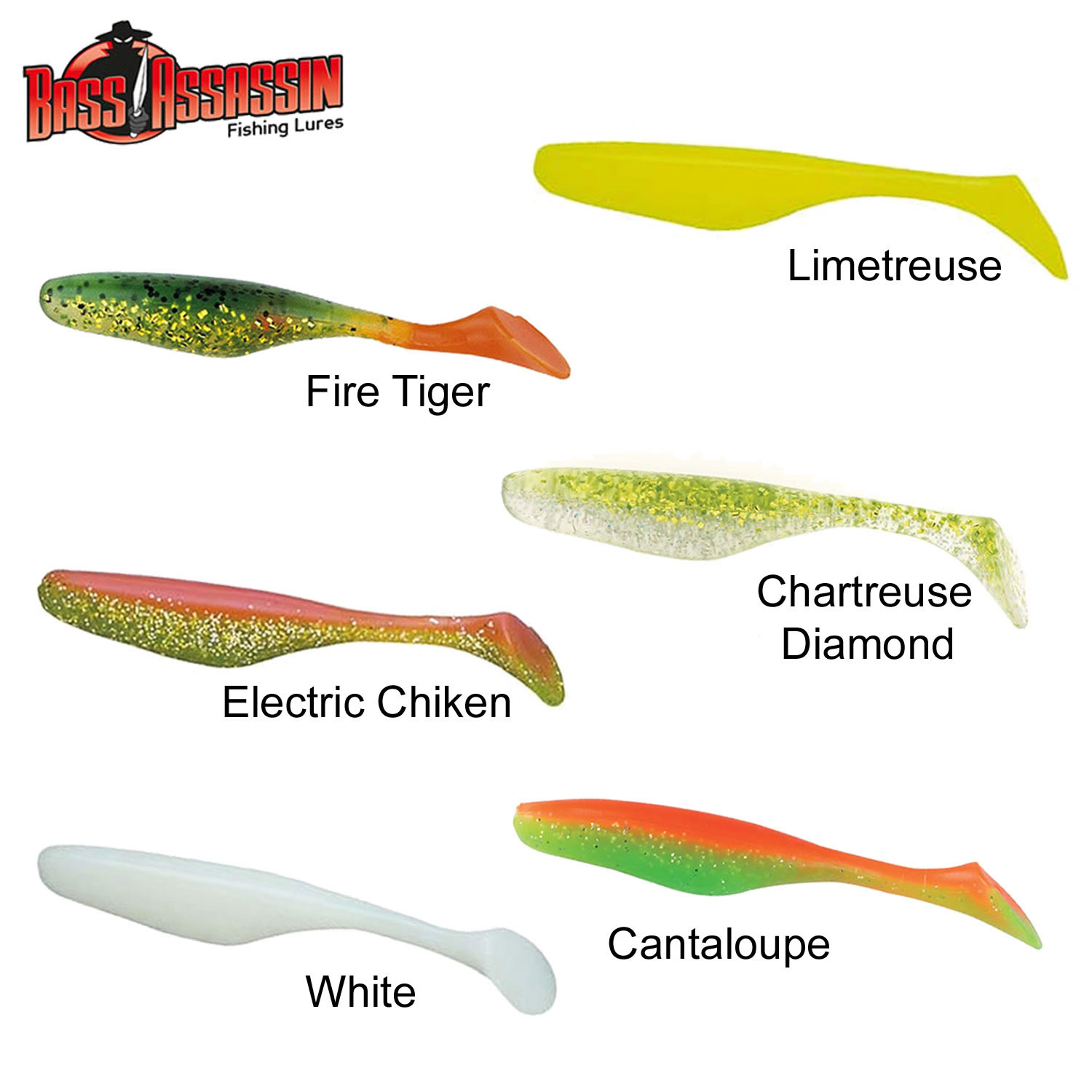 Leurre Turbo Shad 4 Bass Assassin 10cm