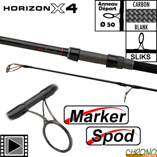 Fox Horizon X4 50mm 12' Full Shrink Spod/Marker Rod