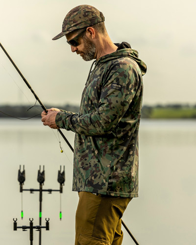 T-Shirt à Manche Longues Trakker Camo UV Hooded - description 02