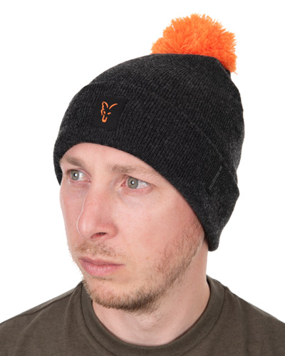 Bonnet Fox Collection Bobble Black/Orange - description 01