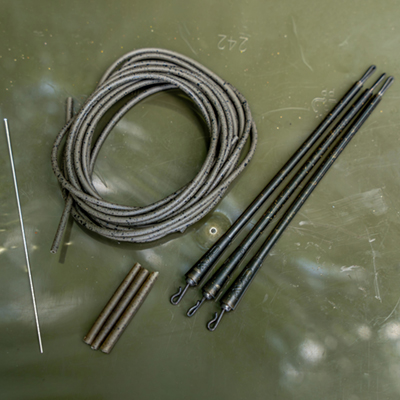 Kit Montage Avid Carp Outline Bag Stem Tungsten Tubing QC (par 3) - description 04