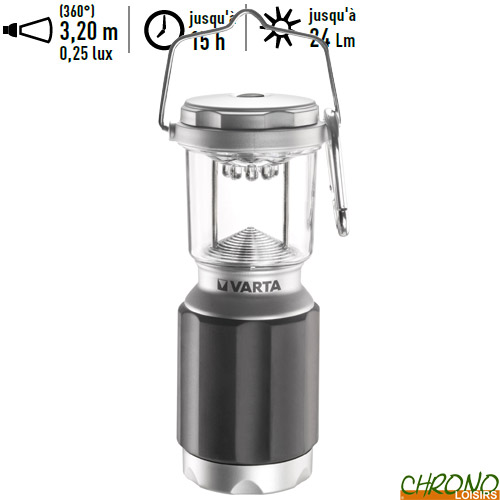 Lampe de biwy varta xs camping lantern led Chrono Carpe
