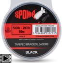 tete-de-ligne-spomb-tapered-braided-leaders-black-50-20lbs-3x10m