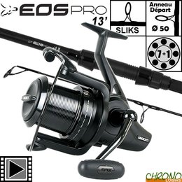 Ensemble carpe 2 cannes Carp Tribu 12'_3lb + 2 moulinets Gangster 7004 FD -  Integral Pêche