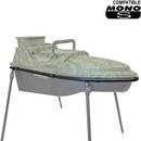 support-bateau-bait-boat-pod-basic-inox-noir-pour-anatec-monocoque-s