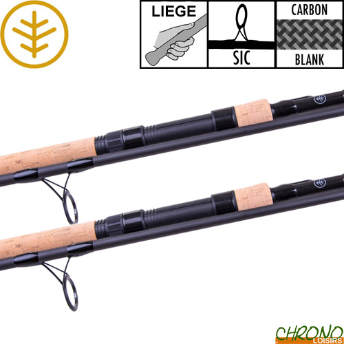 Fishing Sporting Goods 3x Wychwood Riot Carp Specimen Fishing Rod Rods Cork Handle 10ft 3lb Test