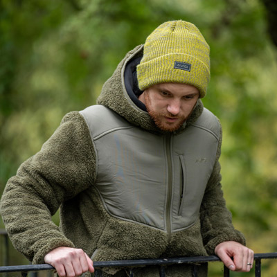 Bonnet Avid Carp Marl Knit Yellow - description 03