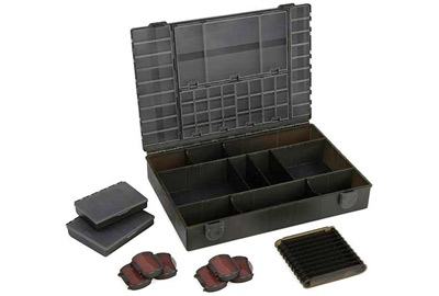 Carp Tacklebox - Boîte à pêche pour la carpe, remplie de matériel