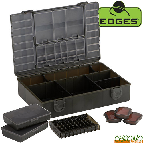 Boite à Accessoires Fox Edges Medium Tackle Box Complete 