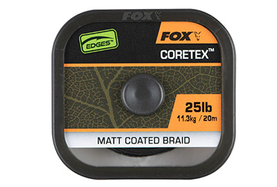 Tresse Coretex matt Fox Edges pêche carpe - Natusport