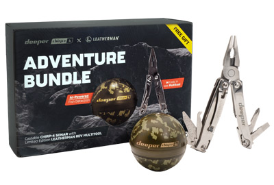 Sondeur GPS Deeper Chirp+ 4+ Outil Leatherman - description 01