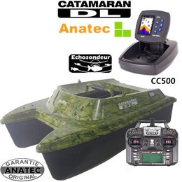 Bateau amorceur ANATEC CATAMARAN CRB SMART CONTROL + BATTERIE