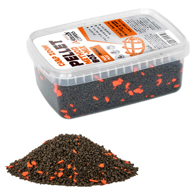 Pellets Carp Zoom Fluo Plus Method Box 500g Orange - description 01