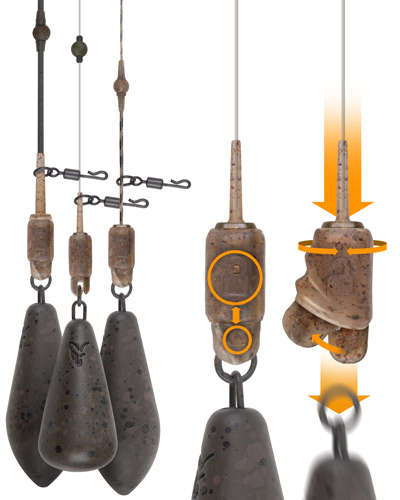 Kit de Montage Fox Edges Camo Heli-Clip (par 3) - description 04