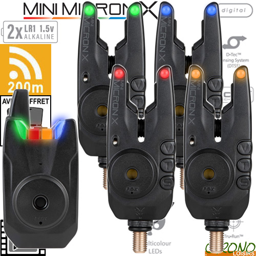 Fox Micron MX Morsure Alarme + Récepteur Ensemble