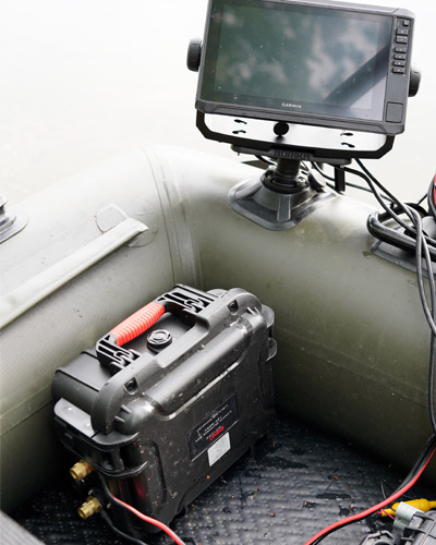 Moteur Electrique Rhino VX55 V2 + Batterie Lithium Outdoor Box 12v 50Ah + Chargeur - description 24