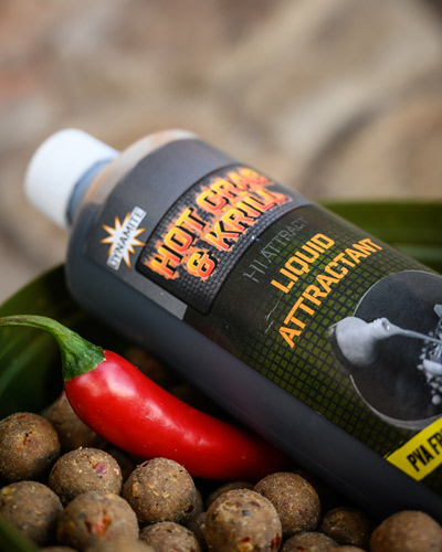 Attractant Dynamite Baits Hot Crab & Krill 500ml - description 01