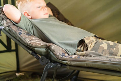 Bed Chair Nash Indulgence Junior SS Camo 4 pieds 4 saisons - description 12