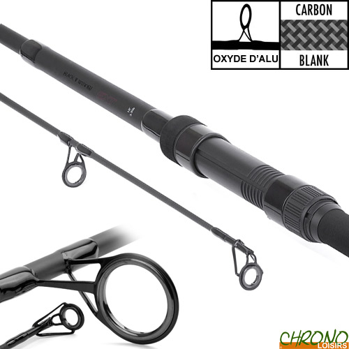 Canne à Pêche Feeder Daiwa Black Widow Tele Feeder - Téléréglable 3m-3.9m - Pour Carpe - Neuf