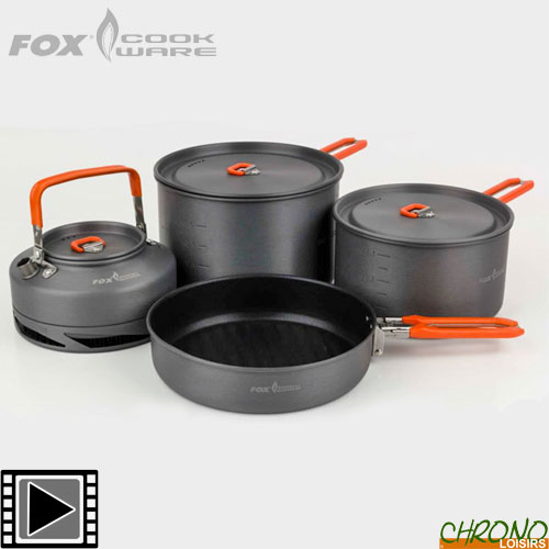Set de cuisine fox cookware 4 pieces Chronocarpe