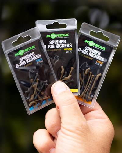 Adaptateur Korda Spinner D Rig Kickers Green/Brown (par 10) - description 08